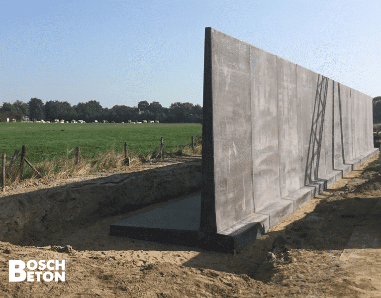 Bosch Beton - Antraciet keerwanden Langs A1