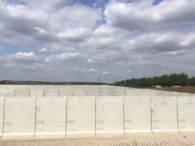 Bosch Beton sleufsilo voor biogas-plant in Dartford (Kent) in Verenigd Koninkrijk