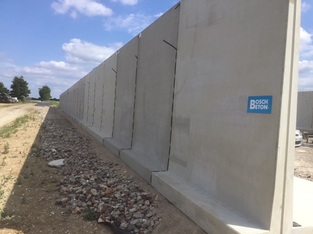 Bosch Beton sleufsilo voor biogas-plant in Dartford (Kent) in Verenigd Koninkrijk
