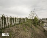 Bosch Beton - Keerwanden toegepast op een talud met beplanting