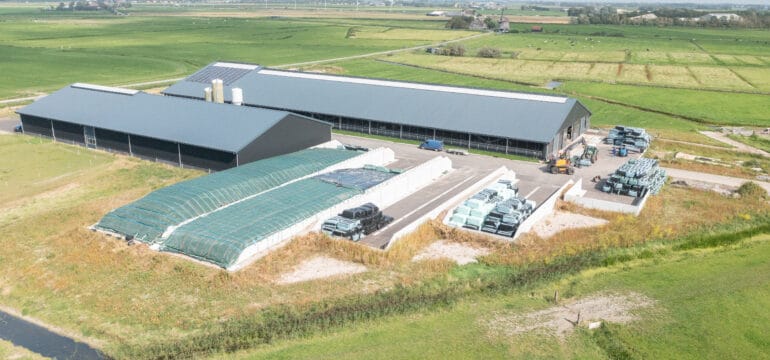 Bosch Beton - Vijf sleufsilo's bij melkveebedrijf Mulder in Schoorl
