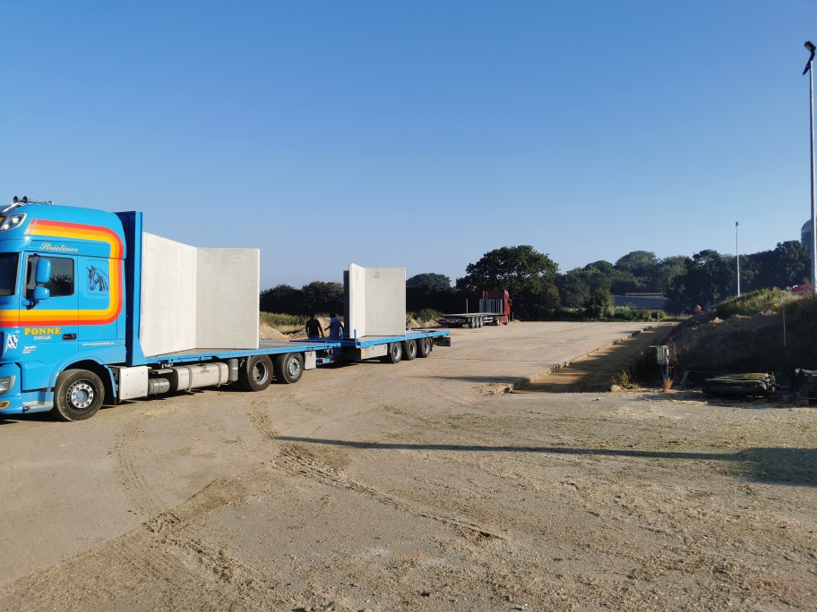 Bosch Beton - Kwaliteit sleufsilo bij familie Østergaard in Vejen (DK)