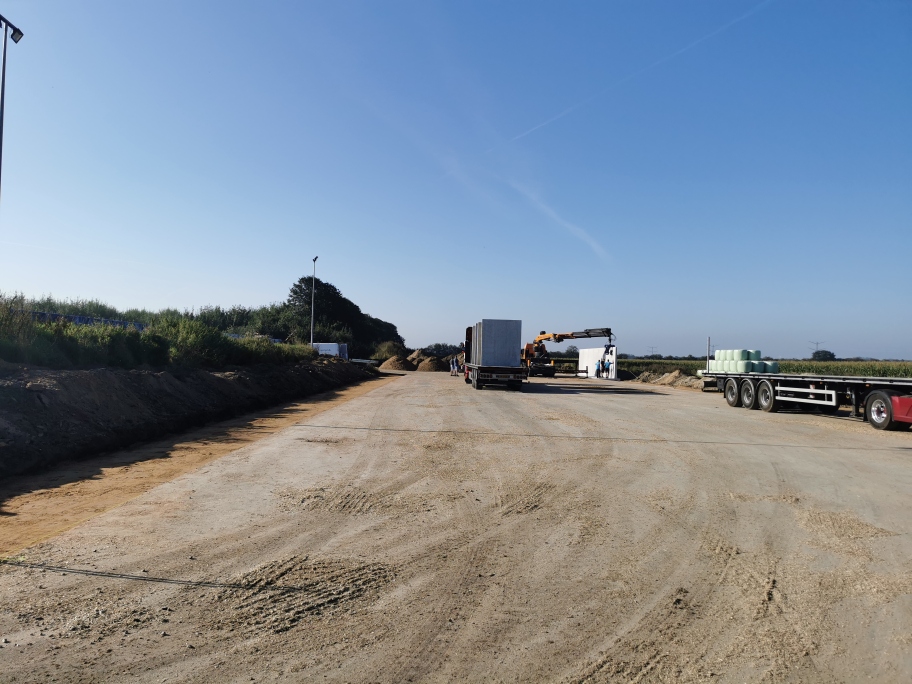 Bosch Beton - Kwaliteit sleufsilo bij familie Østergaard in Vejen (DK)
