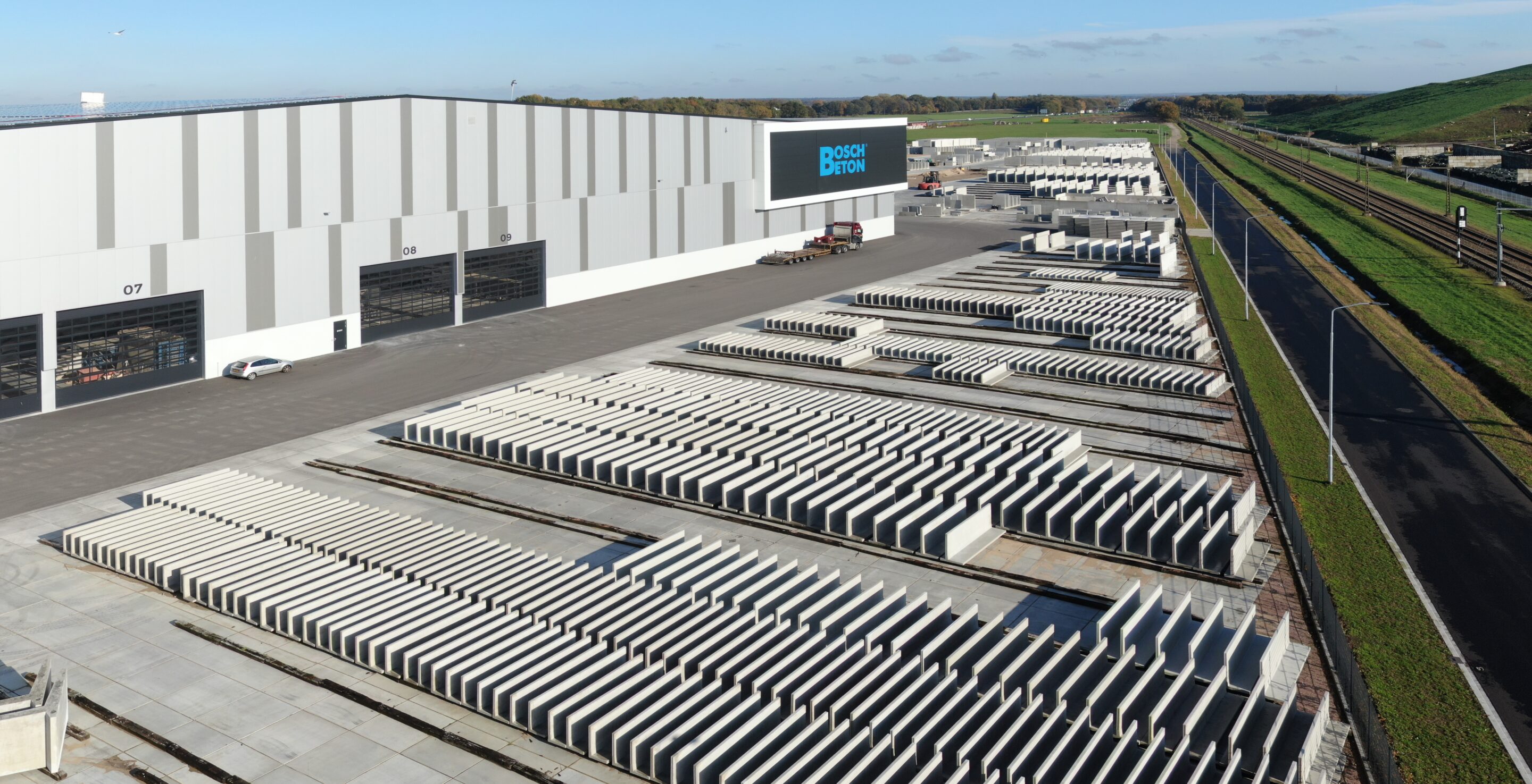 Keerwanden voorraad Bosch Beton