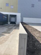 Bosch Beton keerwanden bij XL Distributiecentrum Heylen in Almelo