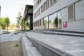 Bosch Beton - Maatwerk antraciet keerwanden bij TU Delft