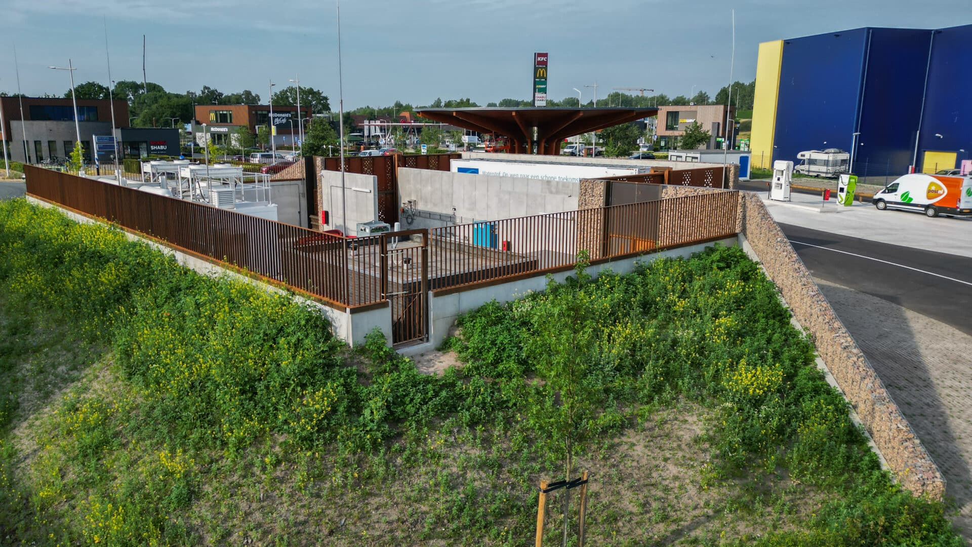 Waterstofstation Amersfoort- Bosch Beton