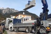 Betonnen L element oostenrijkse bergdorp Fraxern