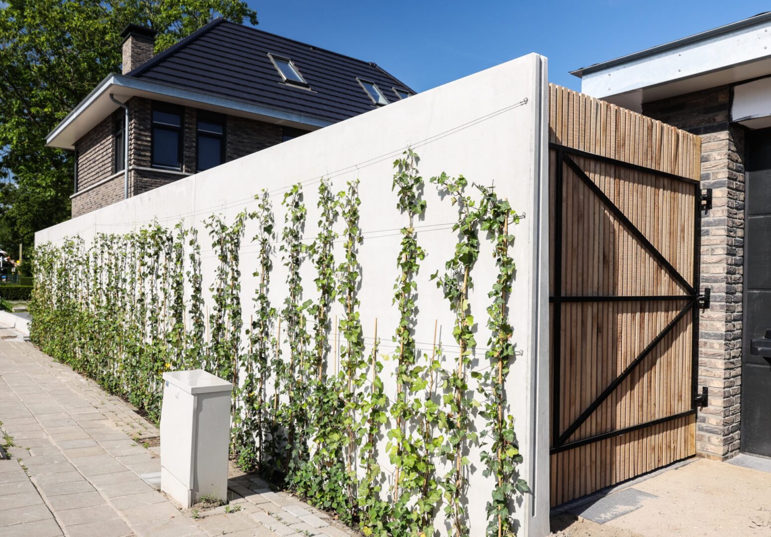 Industriële erfscheiding voor tuin